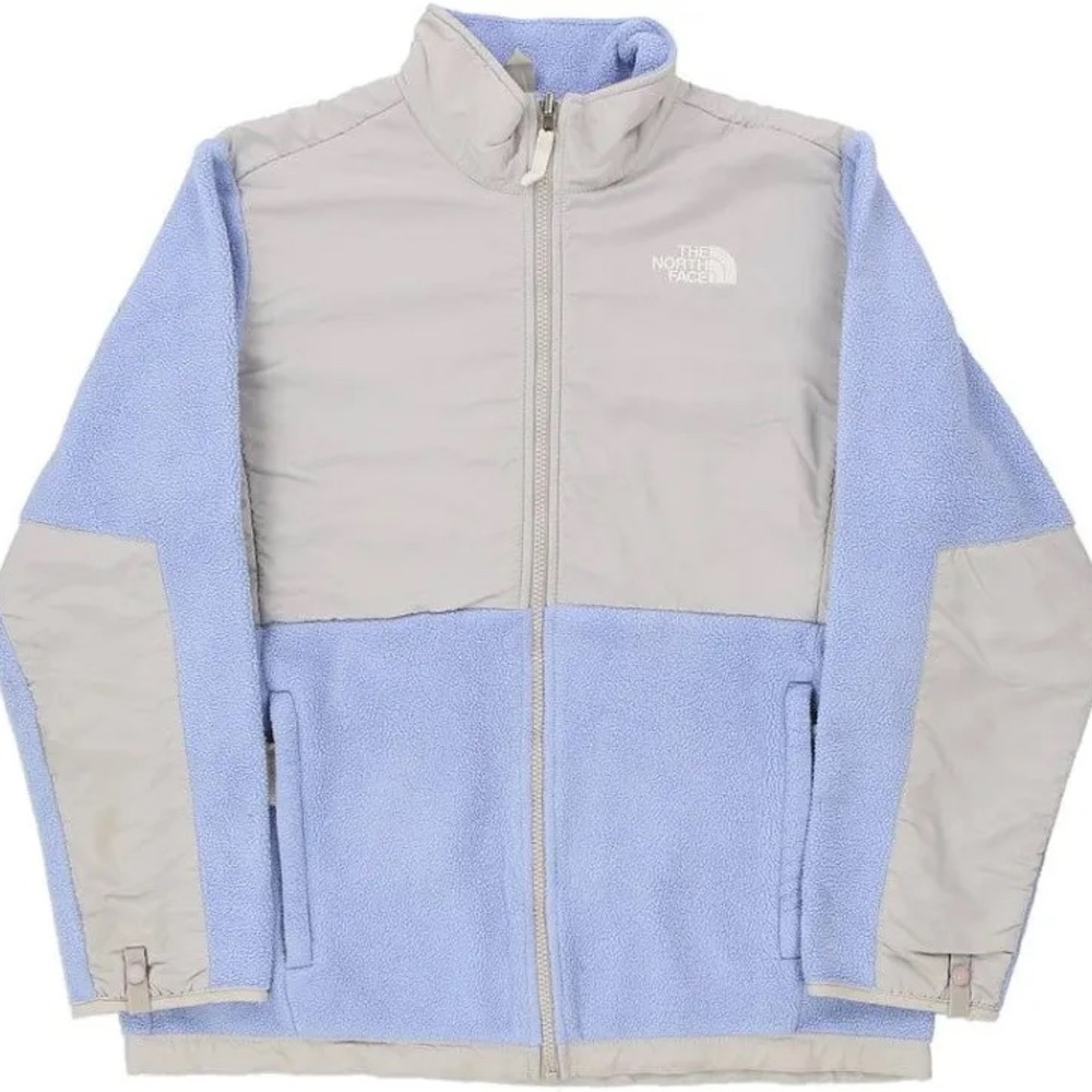 Vintage 1990s The North Face Women's Blue Denali Fleece Jacket Size SP